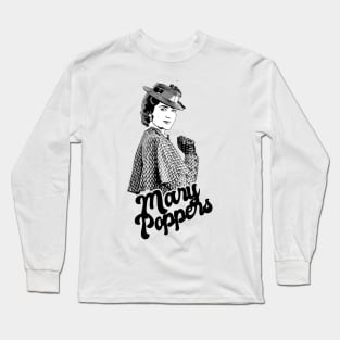 Mary Poppers 80s style classic Long Sleeve T-Shirt